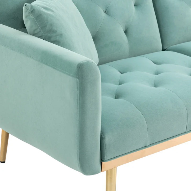 COOLMORE Velvet Sofa , Accent sofa .loveseat sofa with metal feet-海智集-Default-