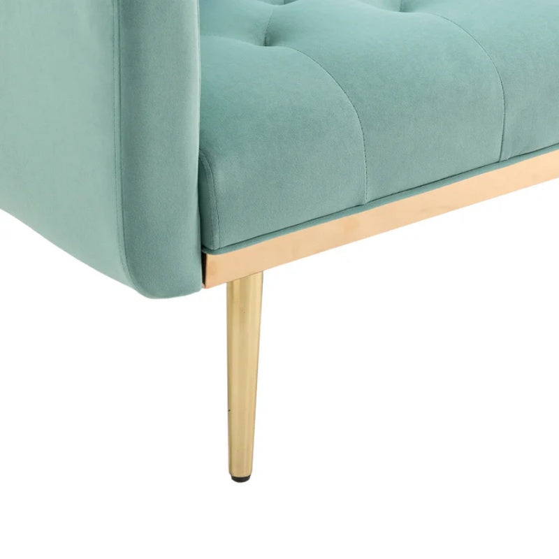 COOLMORE Velvet Sofa , Accent sofa .loveseat sofa with metal feet-海智集-Default-
