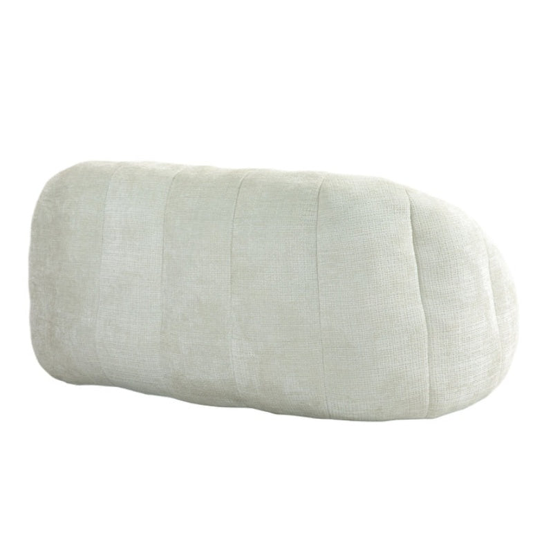 High Back Bean Bag Sofa Couch for Adults and Kids, Comfortable White Chenille Lounger, Indoor & Outdoor Use-海智集-Default-