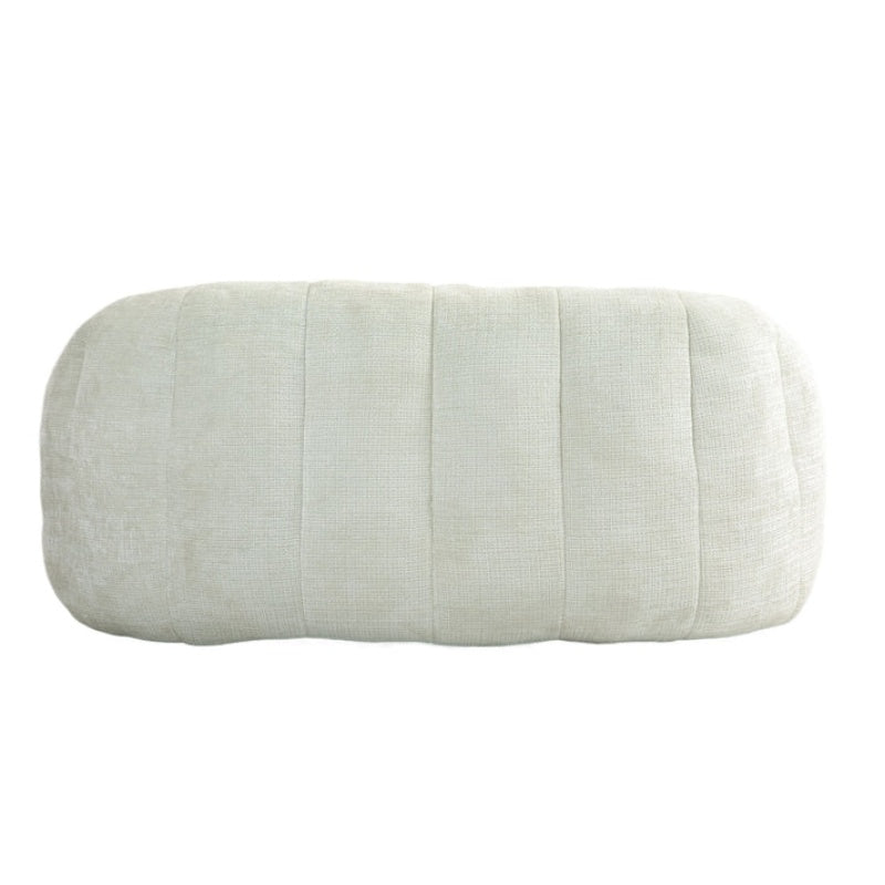 High Back Bean Bag Sofa Couch for Adults and Kids, Comfortable White Chenille Lounger, Indoor & Outdoor Use-海智集-Default-