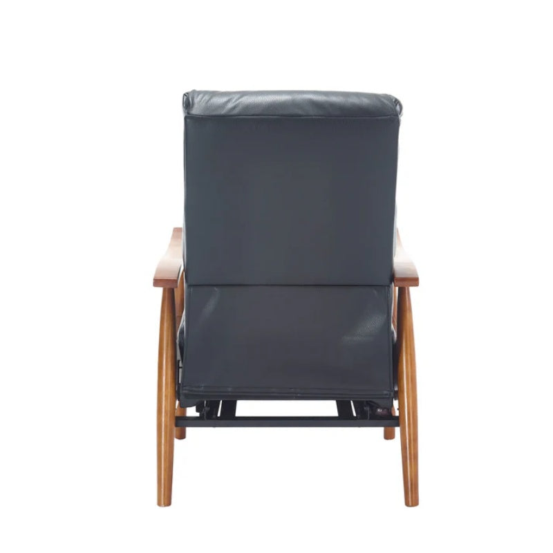 COOLMORE Wood Frame Armchair, Modern Accent Chair Lounge Chair for Living Room-海智集-Default-