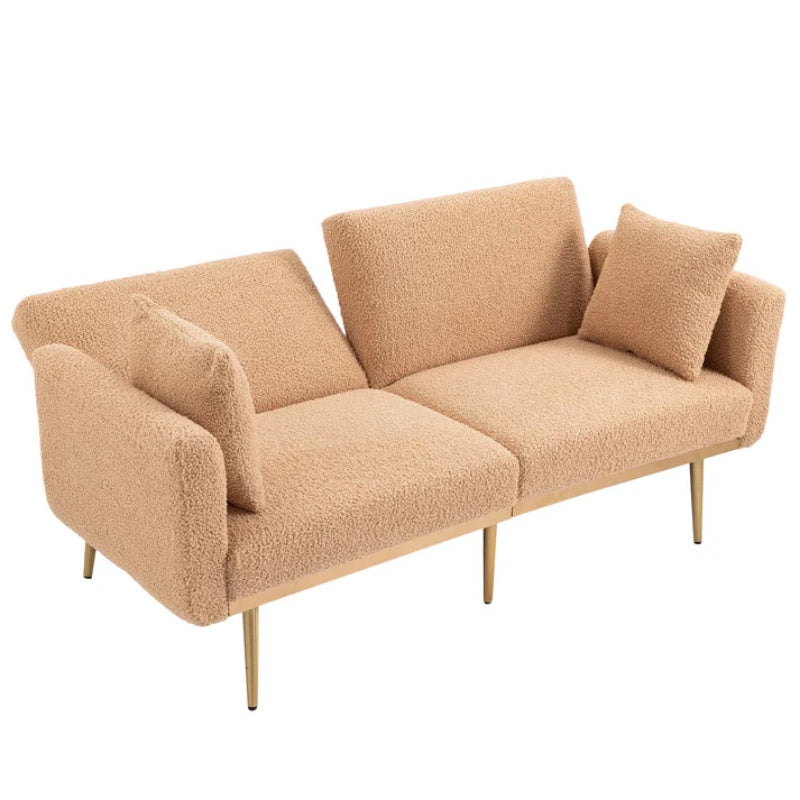 COOLMORE Velvet Sofa , Accent sofa .loveseat sofa with metal feet-海智集-Default-