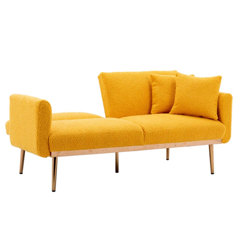 COOLMORE Velvet Sofa , Accent sofa .loveseat sofa with metal feet-海智集-Default-