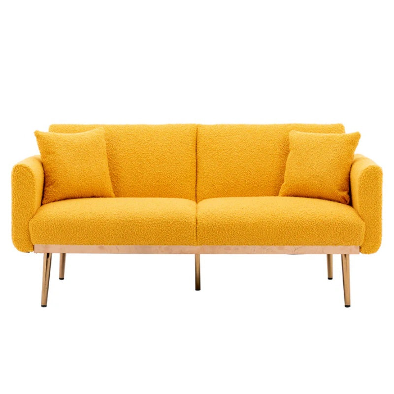 COOLMORE Velvet Sofa , Accent sofa .loveseat sofa with metal feet-海智集-Default-