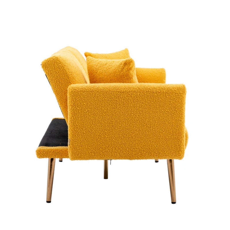 COOLMORE Velvet Sofa , Accent sofa .loveseat sofa with metal feet-海智集-Default-