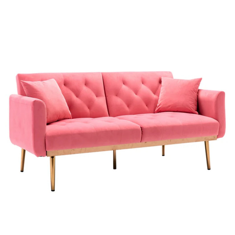 COOLMORE Velvet Sofa , Accent sofa .loveseat sofa with metal feet-海智集-Default-