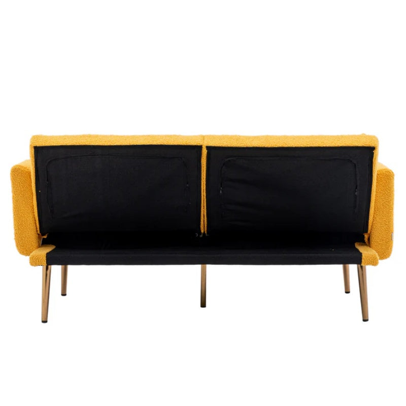 COOLMORE Velvet Sofa , Accent sofa .loveseat sofa with metal feet-海智集-Default-
