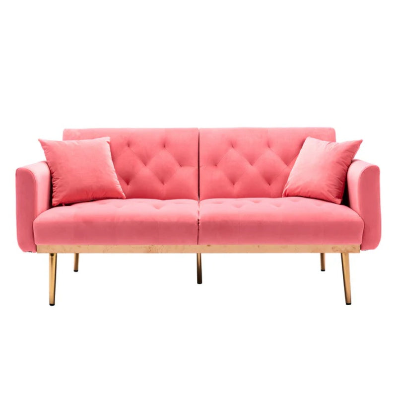 COOLMORE Velvet Sofa , Accent sofa .loveseat sofa with metal feet-海智集-Default-