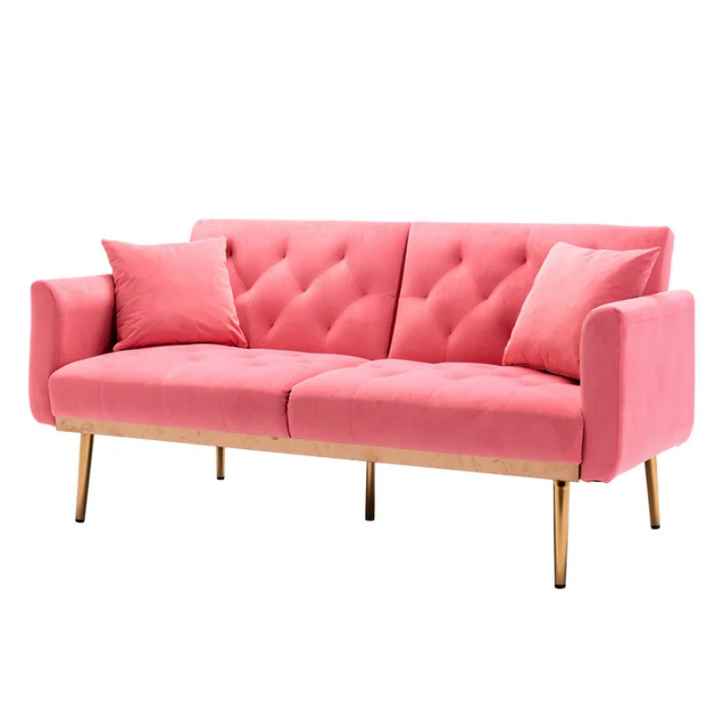 COOLMORE Velvet Sofa , Accent sofa .loveseat sofa with metal feet-海智集-Default-