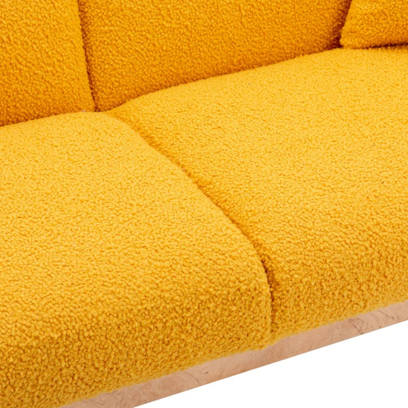 COOLMORE Velvet Sofa , Accent sofa .loveseat sofa with metal feet-海智集-Default-