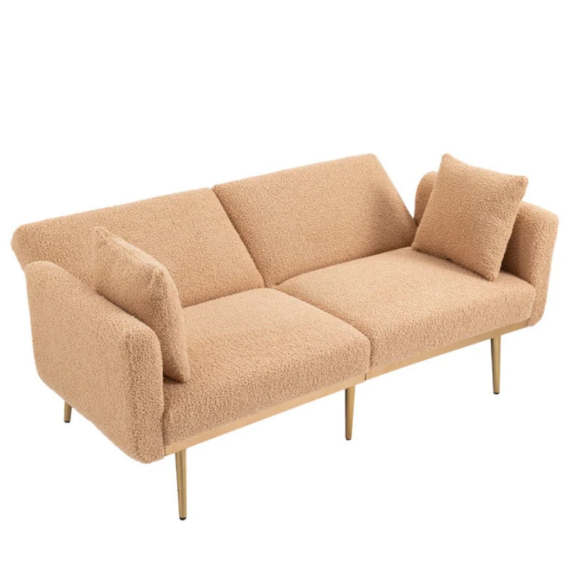 COOLMORE Velvet Sofa , Accent sofa .loveseat sofa with metal feet-海智集-Default-