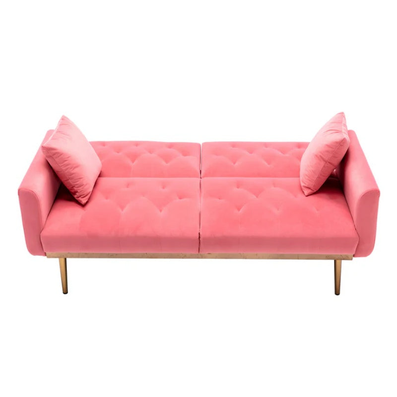 COOLMORE Velvet Sofa , Accent sofa .loveseat sofa with metal feet-海智集-Default-