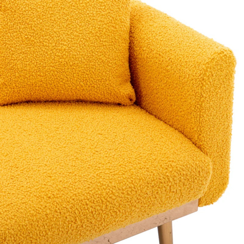 COOLMORE Velvet Sofa , Accent sofa .loveseat sofa with metal feet-海智集-Default-