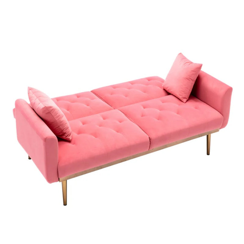 COOLMORE Velvet Sofa , Accent sofa .loveseat sofa with metal feet-海智集-Default-