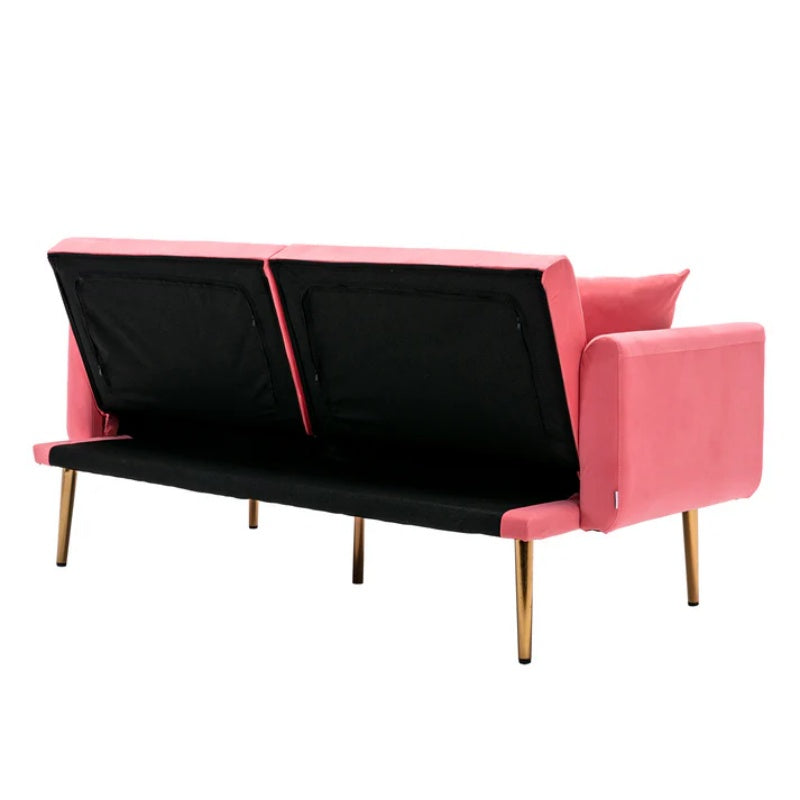 COOLMORE Velvet Sofa , Accent sofa .loveseat sofa with metal feet-海智集-Default-
