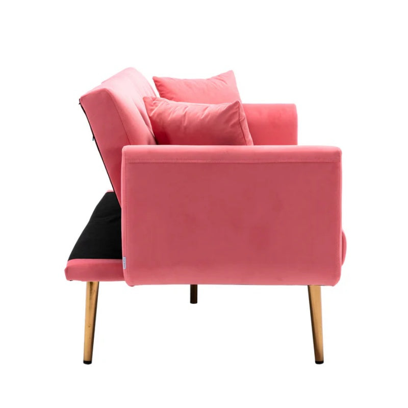 COOLMORE Velvet Sofa , Accent sofa .loveseat sofa with metal feet-海智集-Default-