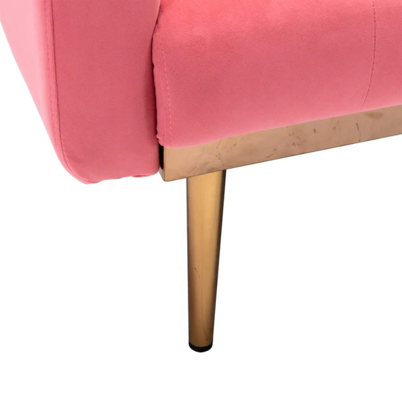 COOLMORE Velvet Sofa , Accent sofa .loveseat sofa with metal feet-海智集-Default-