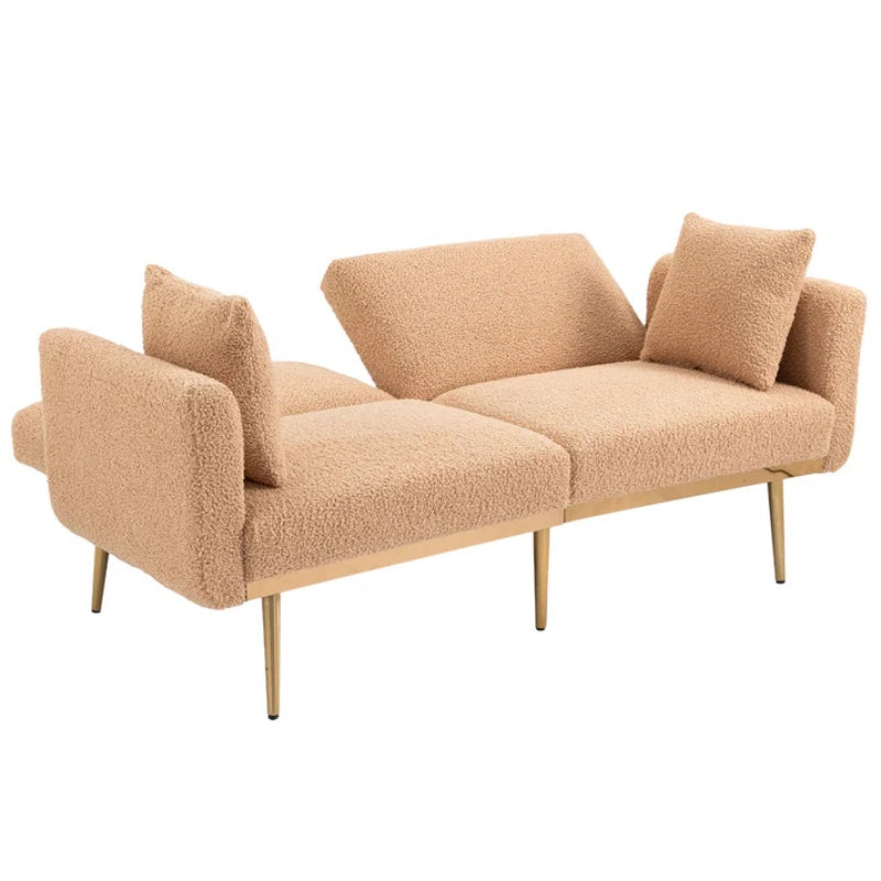 COOLMORE Velvet Sofa , Accent sofa .loveseat sofa with metal feet-海智集-Default-