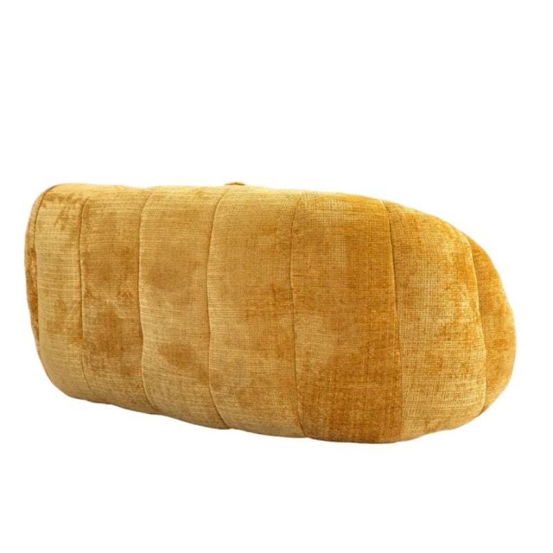 Lazy Sofa High Back Bean Bag Chair Couch Yellow Chenille for Adults & Kids Indoor Outdoor-海智集-Default-