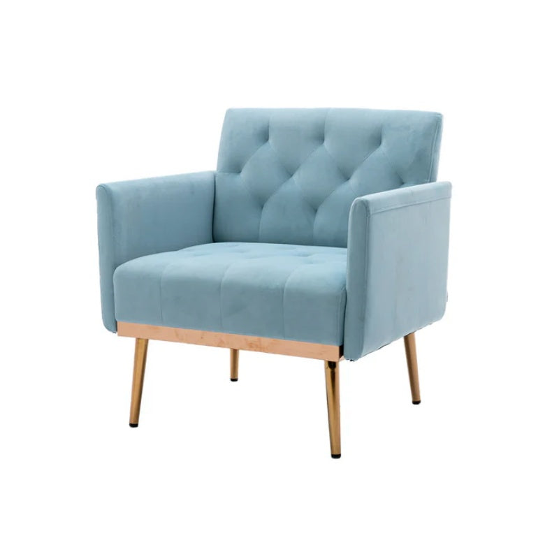 COOLMORE Accent Chair ,leisure single sofa with Rose Golden feet-海智集-Default-