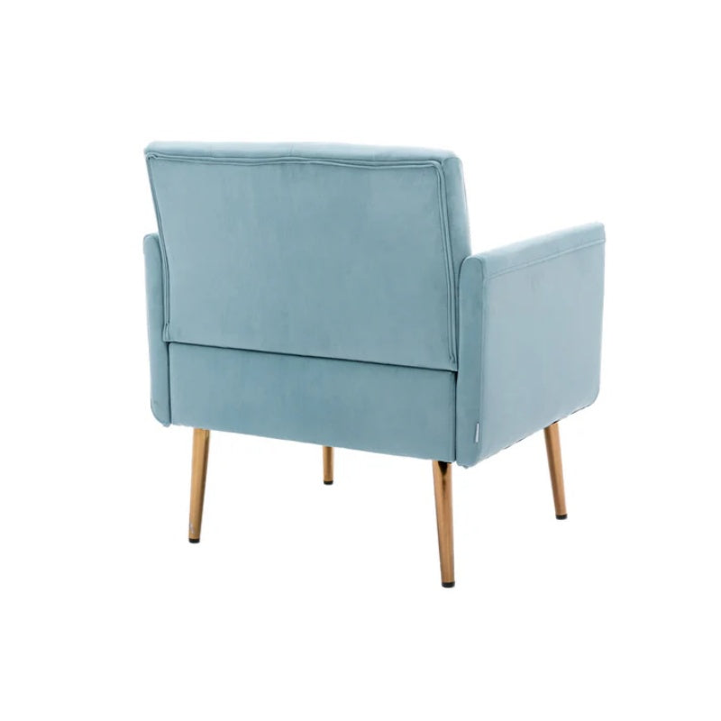 COOLMORE Accent Chair ,leisure single sofa with Rose Golden feet-海智集-Default-