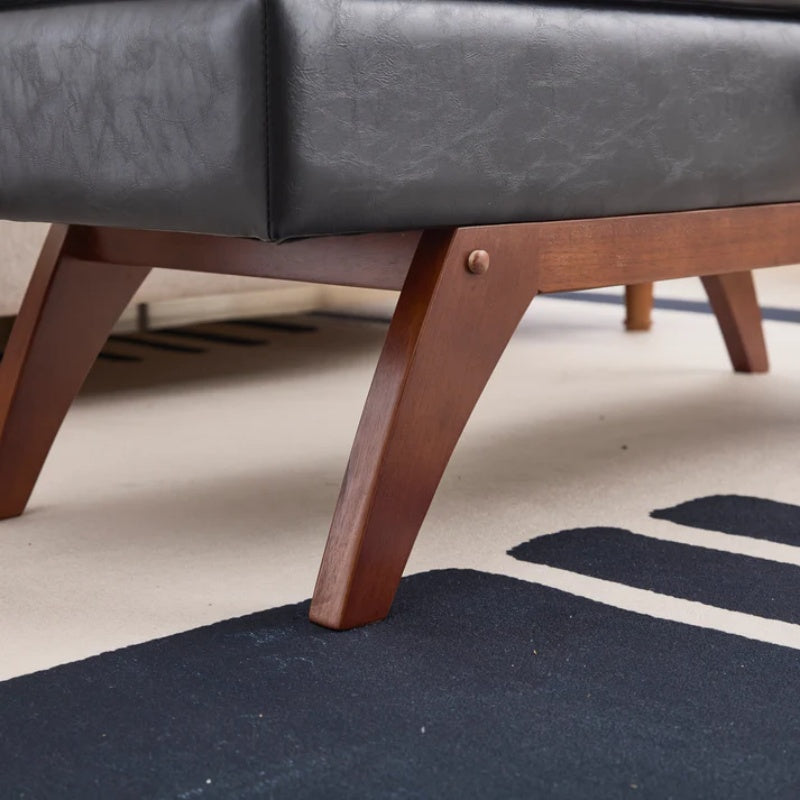 COOLMORE Teddy wool fabric, solid wood feet for solid weighing, and bed end stool with storage function-海智集-Default-