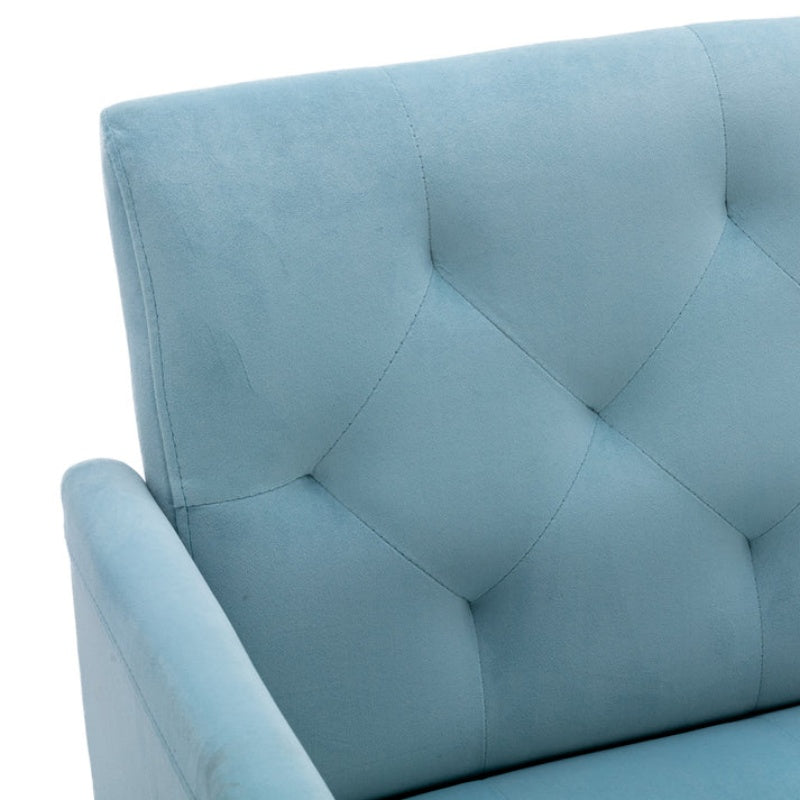 COOLMORE Accent Chair ,leisure single sofa with Rose Golden feet-海智集-Default-