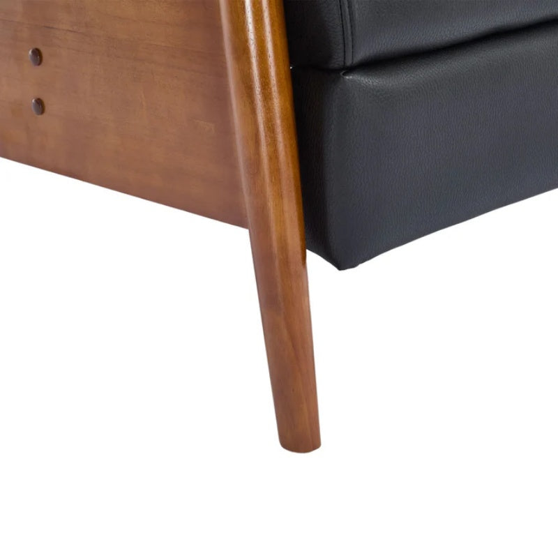 COOLMORE Wood Frame Armchair, Modern Accent Chair Lounge Chair for Living Room-海智集-Default-