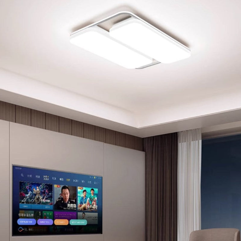 Smart ceiling lamps for bedrooms and living rooms are simple, modern and elegant, with full lamp binding-海智集-