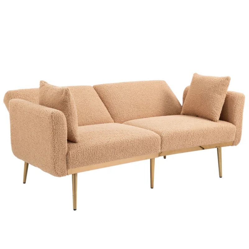 COOLMORE Velvet Sofa , Accent sofa .loveseat sofa with metal feet-海智集-Default-