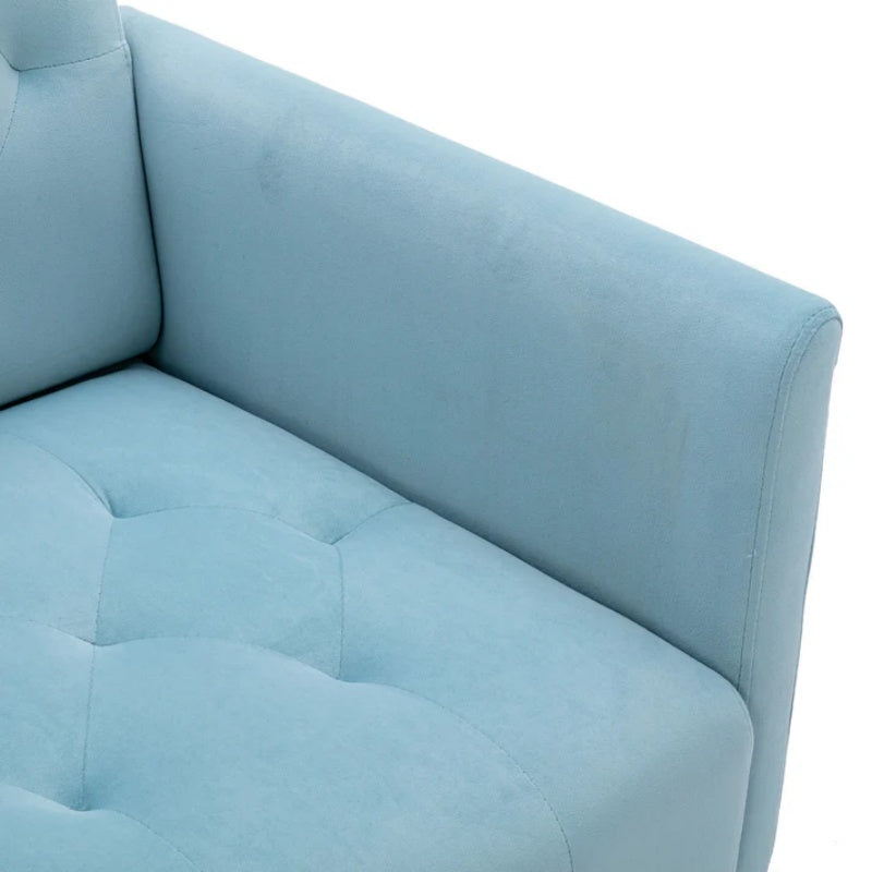 COOLMORE Accent Chair ,leisure single sofa with Rose Golden feet-海智集-Default-