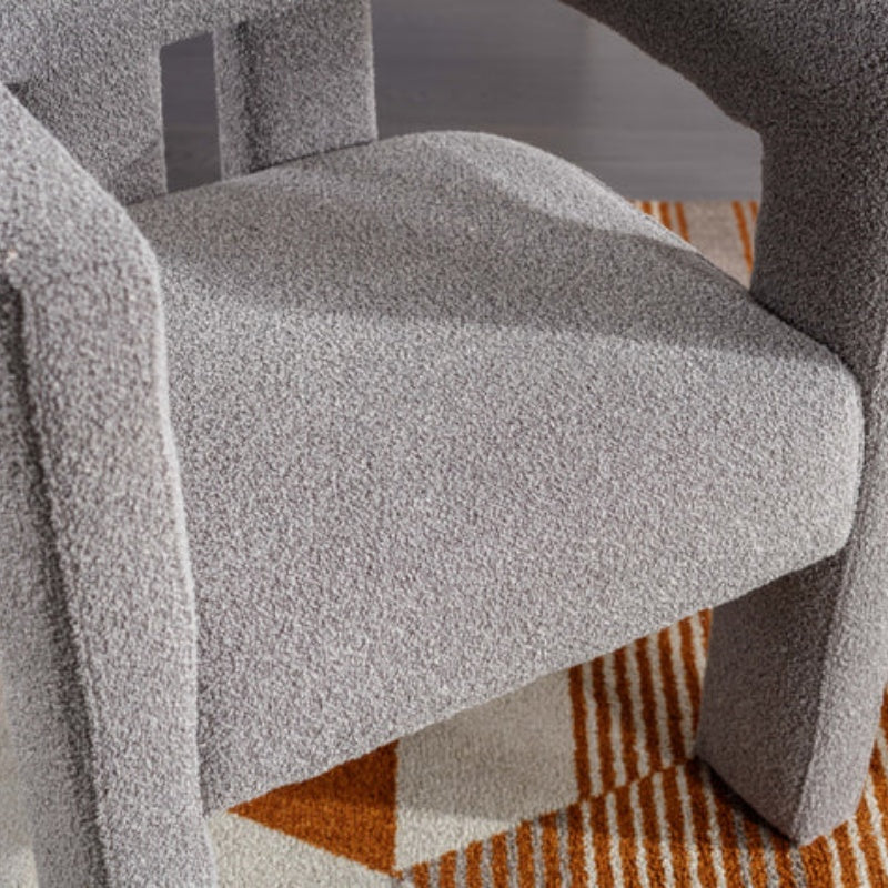 COOLMORE Contemporary Designed Fabric Upholstered Accent/Dining Chair /Barrel Side Chairs Kitchen Armchair for Living Room 2PC/SET-海智集-Default-