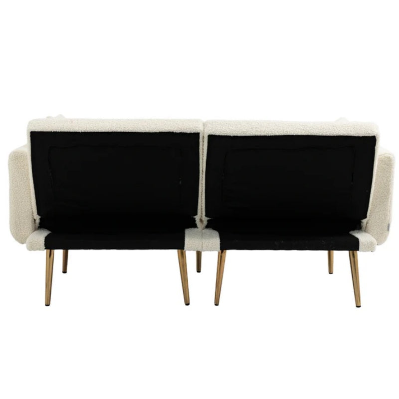 COOLMORE Velvet Sofa , Accent sofa .loveseat sofa with metal feet-海智集-Default-