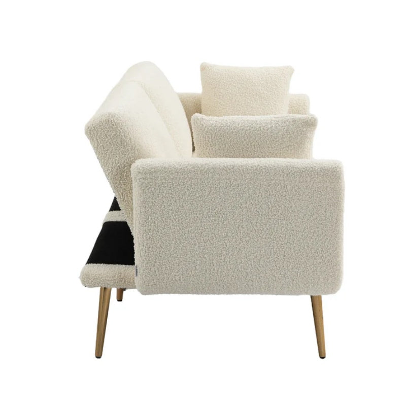 COOLMORE Velvet Sofa , Accent sofa .loveseat sofa with metal feet-海智集-Default-