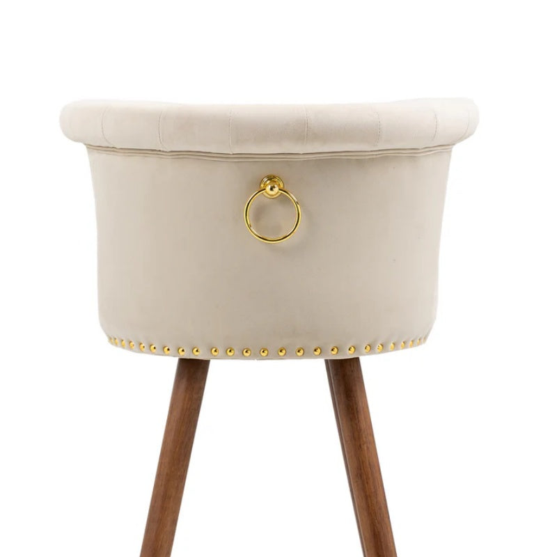 COOLMORE Swivel Bar Stools with Backrest Footrest ,with a fixed height of 360 degrees-海智集-Default-