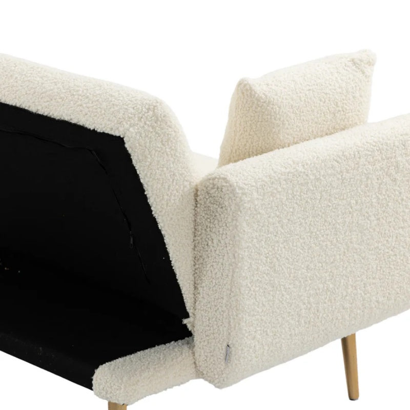 COOLMORE Velvet Sofa , Accent sofa .loveseat sofa with metal feet-海智集-Default-