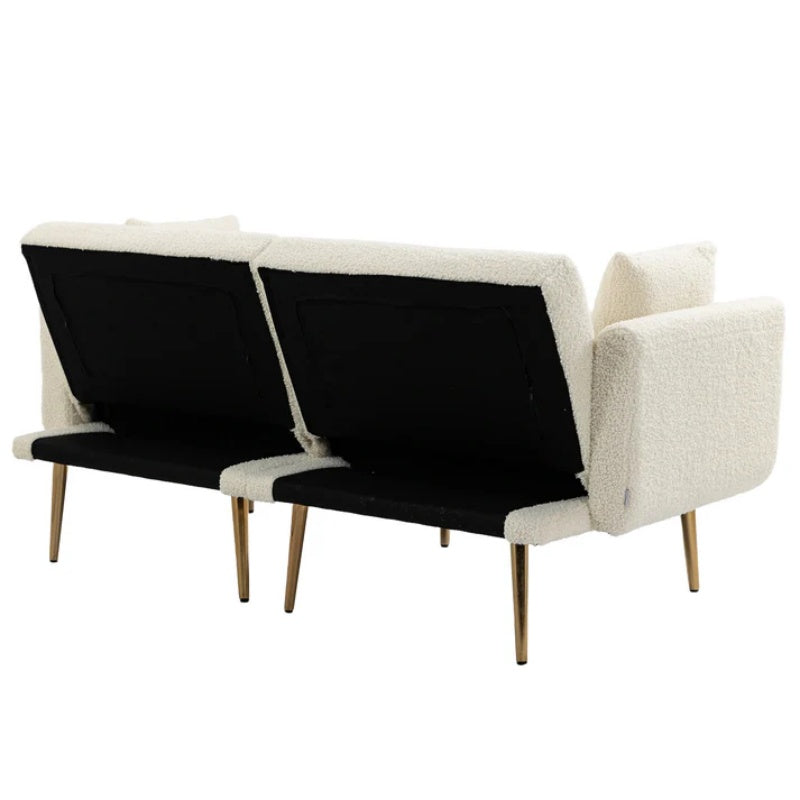 COOLMORE Velvet Sofa , Accent sofa .loveseat sofa with metal feet-海智集-Default-
