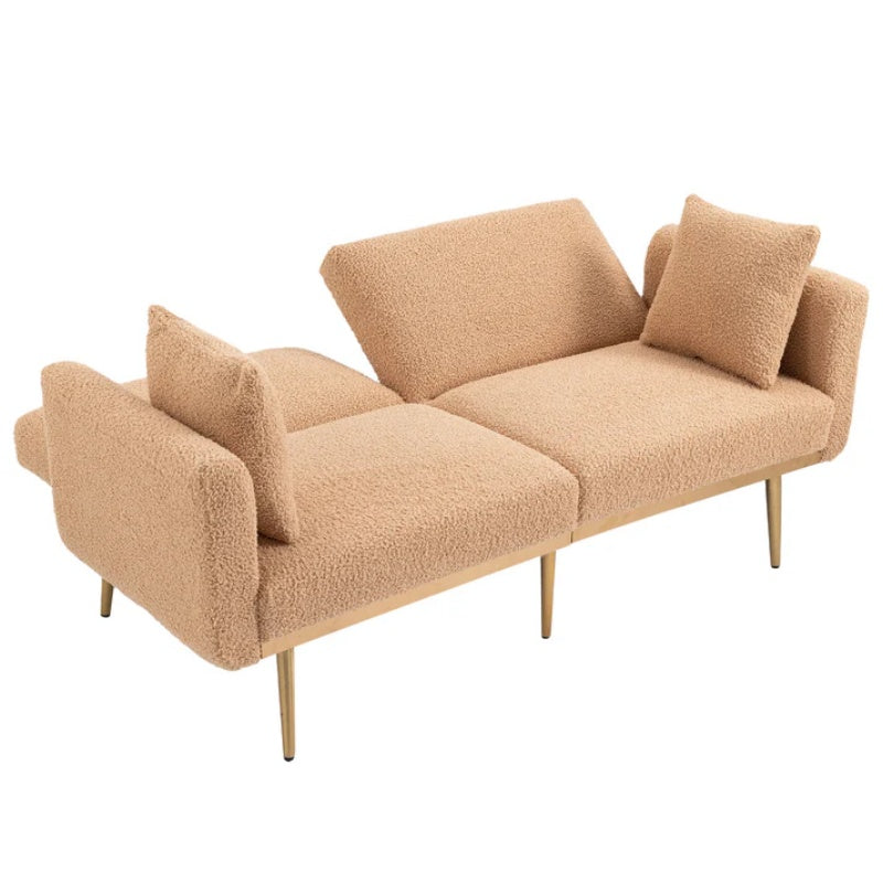 COOLMORE Velvet Sofa , Accent sofa .loveseat sofa with metal feet-海智集-Default-