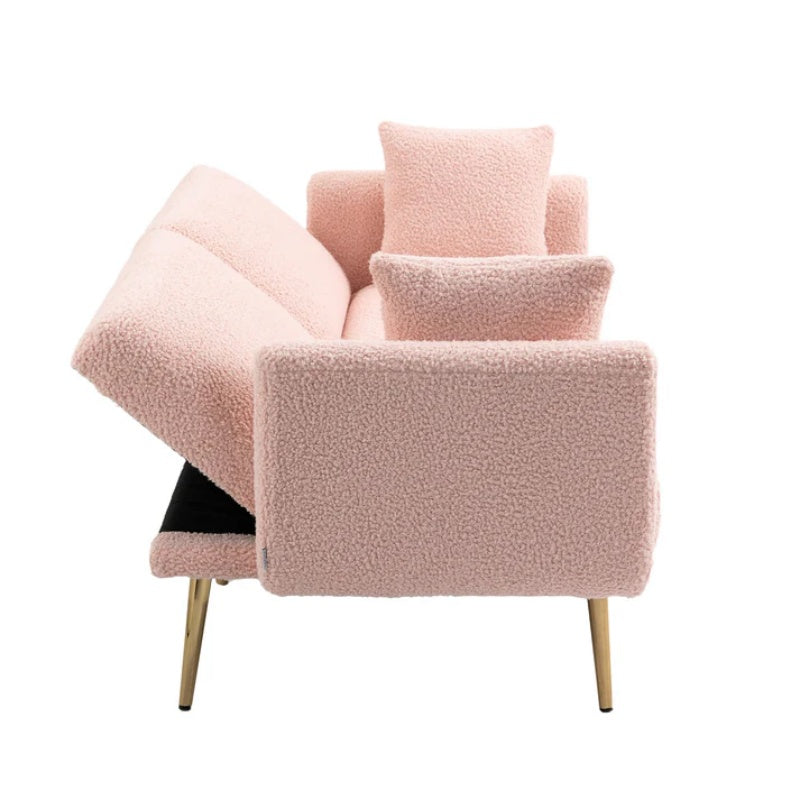 COOLMORE Velvet Sofa , Accent sofa .loveseat sofa with metal feet-海智集-Default-