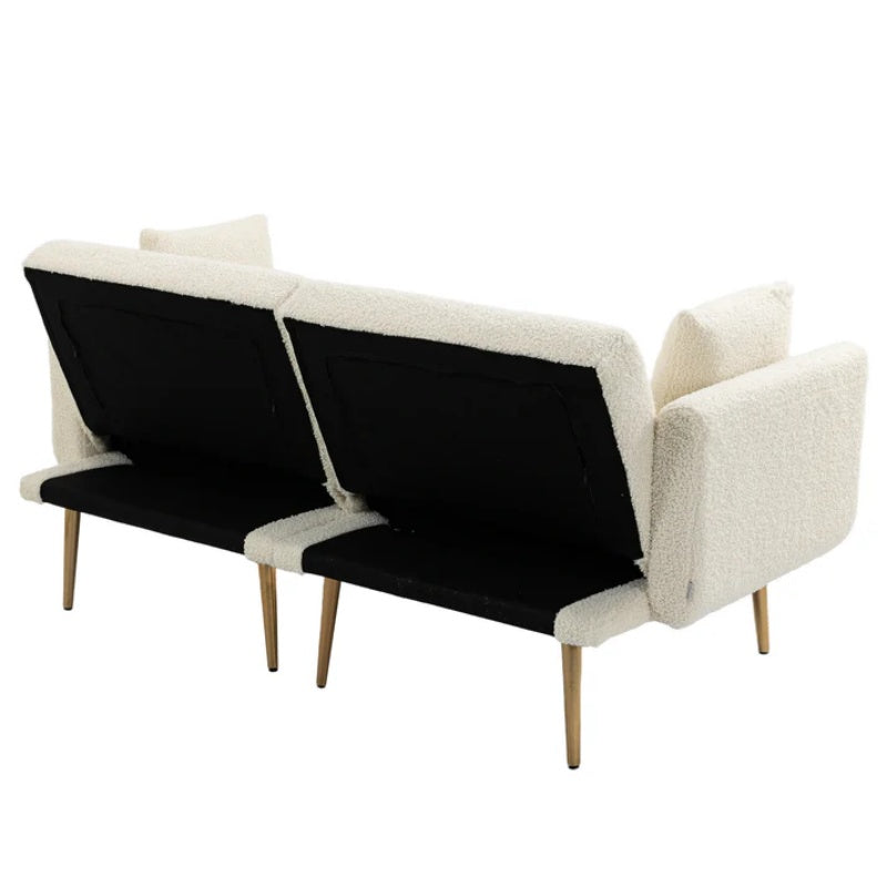 COOLMORE Velvet Sofa , Accent sofa .loveseat sofa with metal feet-海智集-Default-
