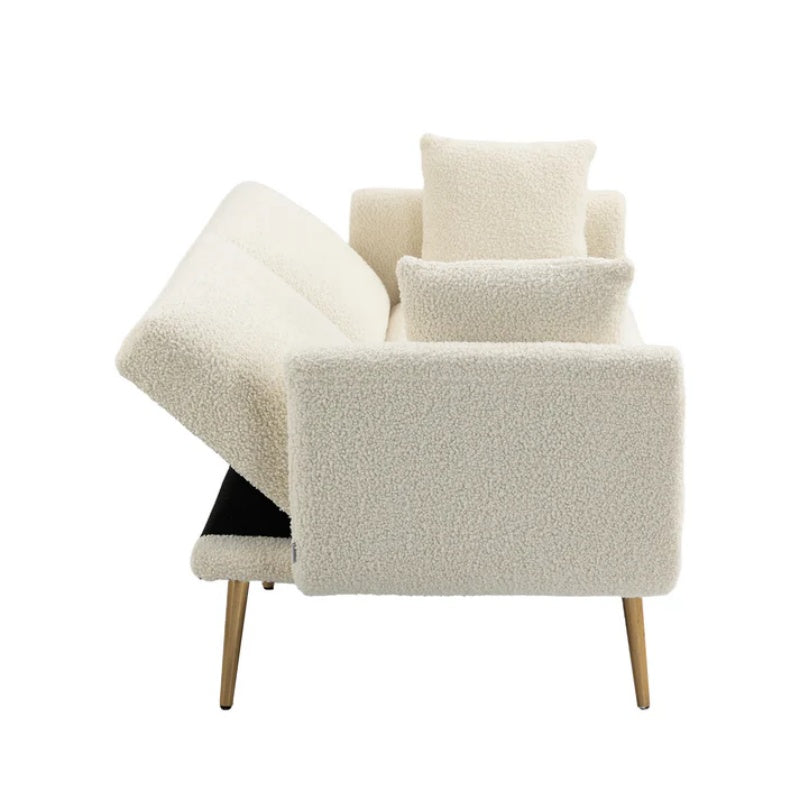 COOLMORE Velvet Sofa , Accent sofa .loveseat sofa with metal feet-海智集-Default-