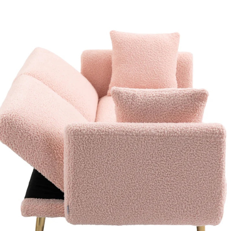 COOLMORE Velvet Sofa , Accent sofa .loveseat sofa with metal feet-海智集-Default-