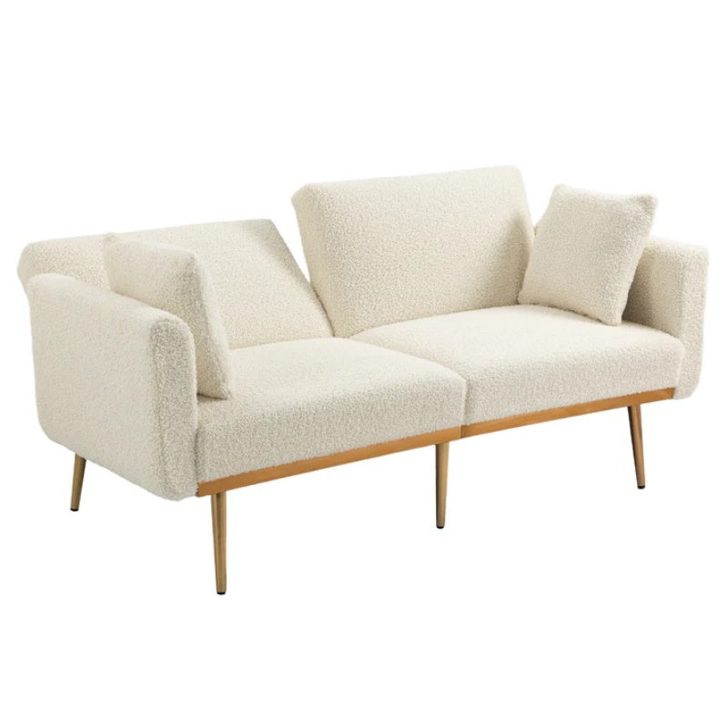 COOLMORE Velvet Sofa , Accent sofa .loveseat sofa with metal feet-海智集-Default-