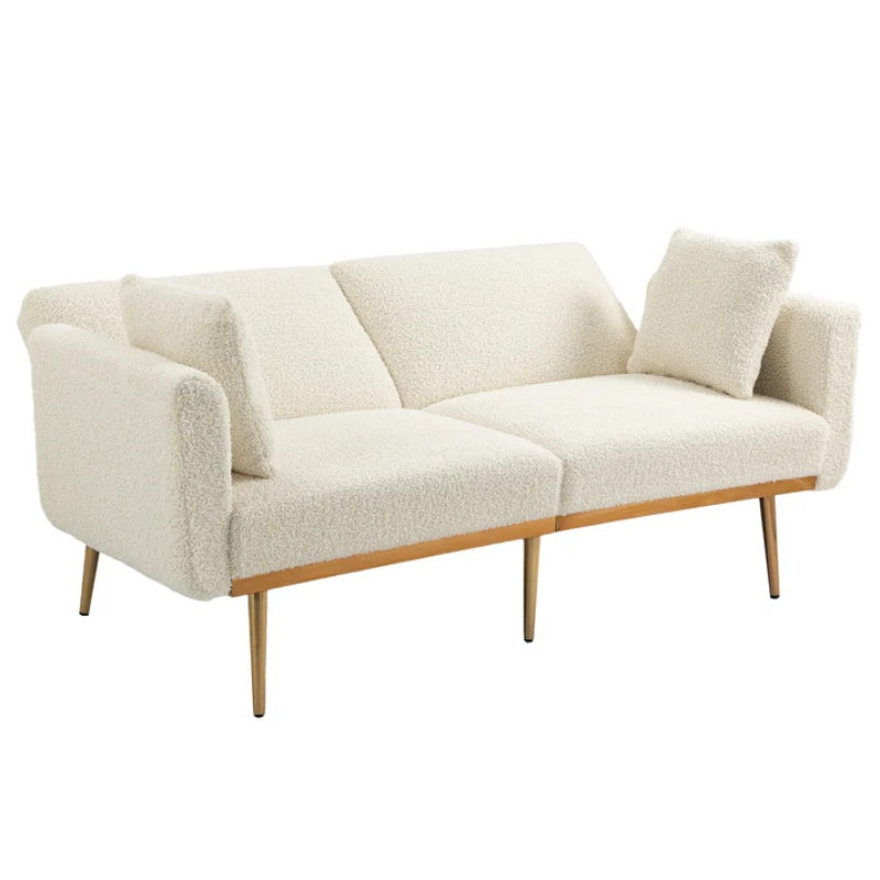 COOLMORE Velvet Sofa , Accent sofa .loveseat sofa with metal feet-海智集-Default-