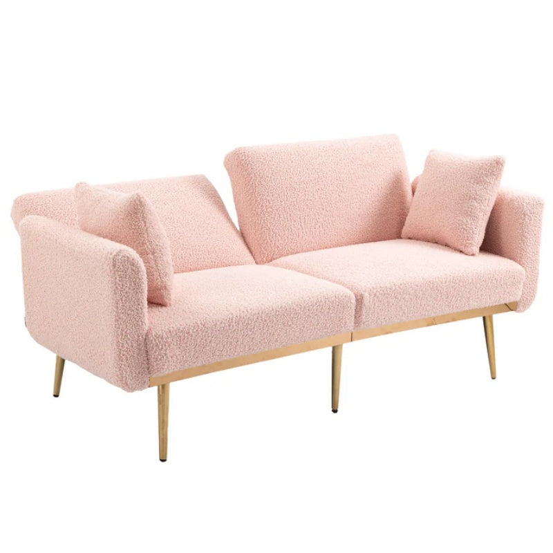 COOLMORE Velvet Sofa , Accent sofa .loveseat sofa with metal feet-海智集-Default-