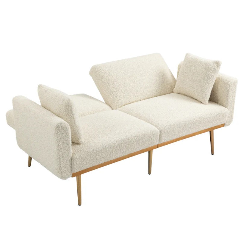COOLMORE Velvet Sofa , Accent sofa .loveseat sofa with metal feet-海智集-Default-