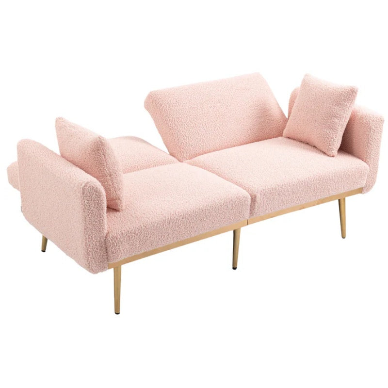 COOLMORE Velvet Sofa , Accent sofa .loveseat sofa with metal feet-海智集-Default-