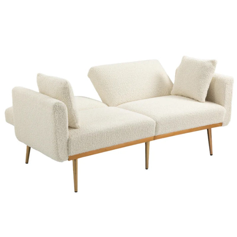 COOLMORE Velvet Sofa , Accent sofa .loveseat sofa with metal feet-海智集-Default-