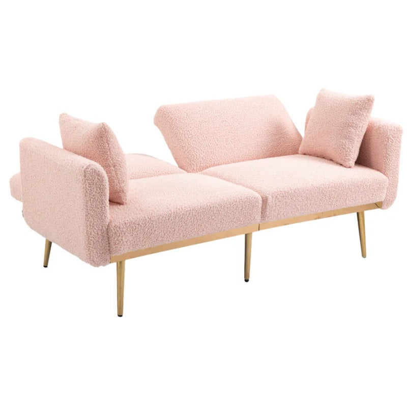 COOLMORE Velvet Sofa , Accent sofa .loveseat sofa with metal feet-海智集-Default-
