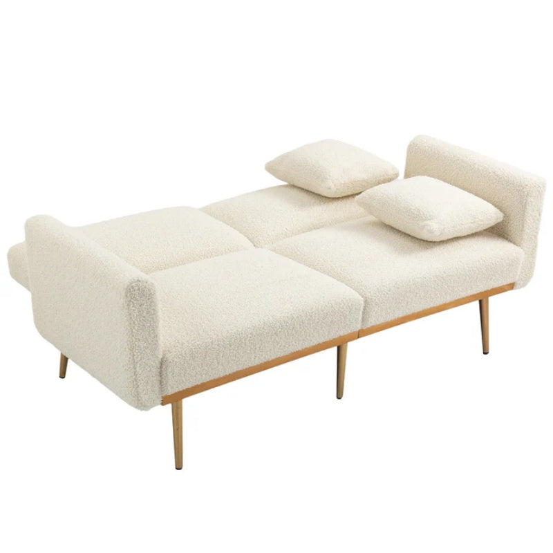 COOLMORE Velvet Sofa , Accent sofa .loveseat sofa with metal feet-海智集-Default-